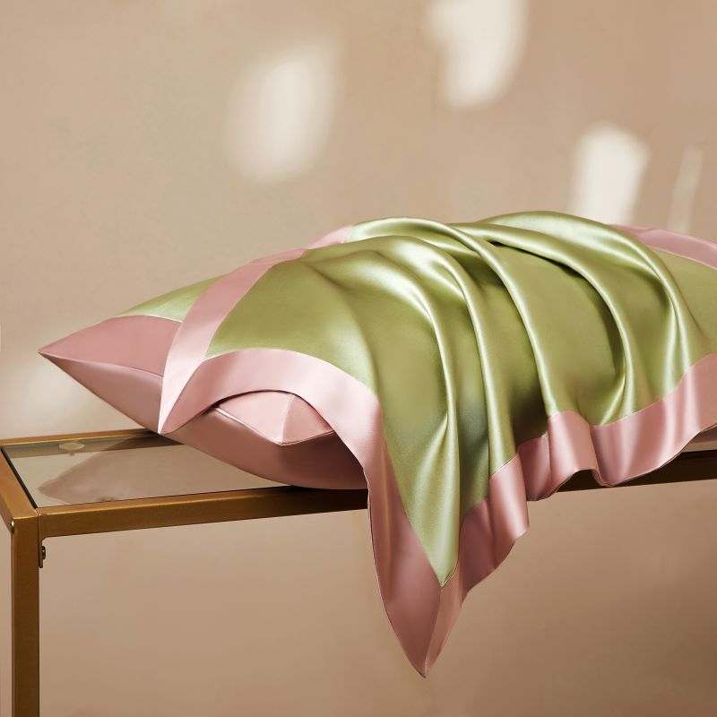 Luxury Skincare Gifts For Men - 40 Momme Silk Pillowcase Front Silk