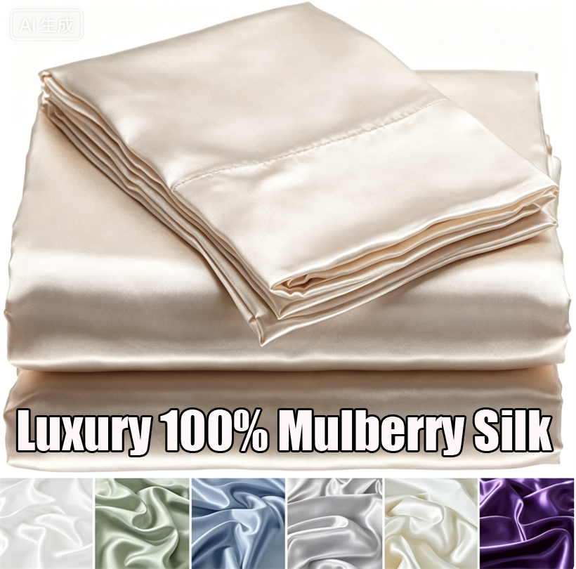 Luxury Mulberry Silk Bed Sheet - огляд і ціна Luxury Skincare Set
