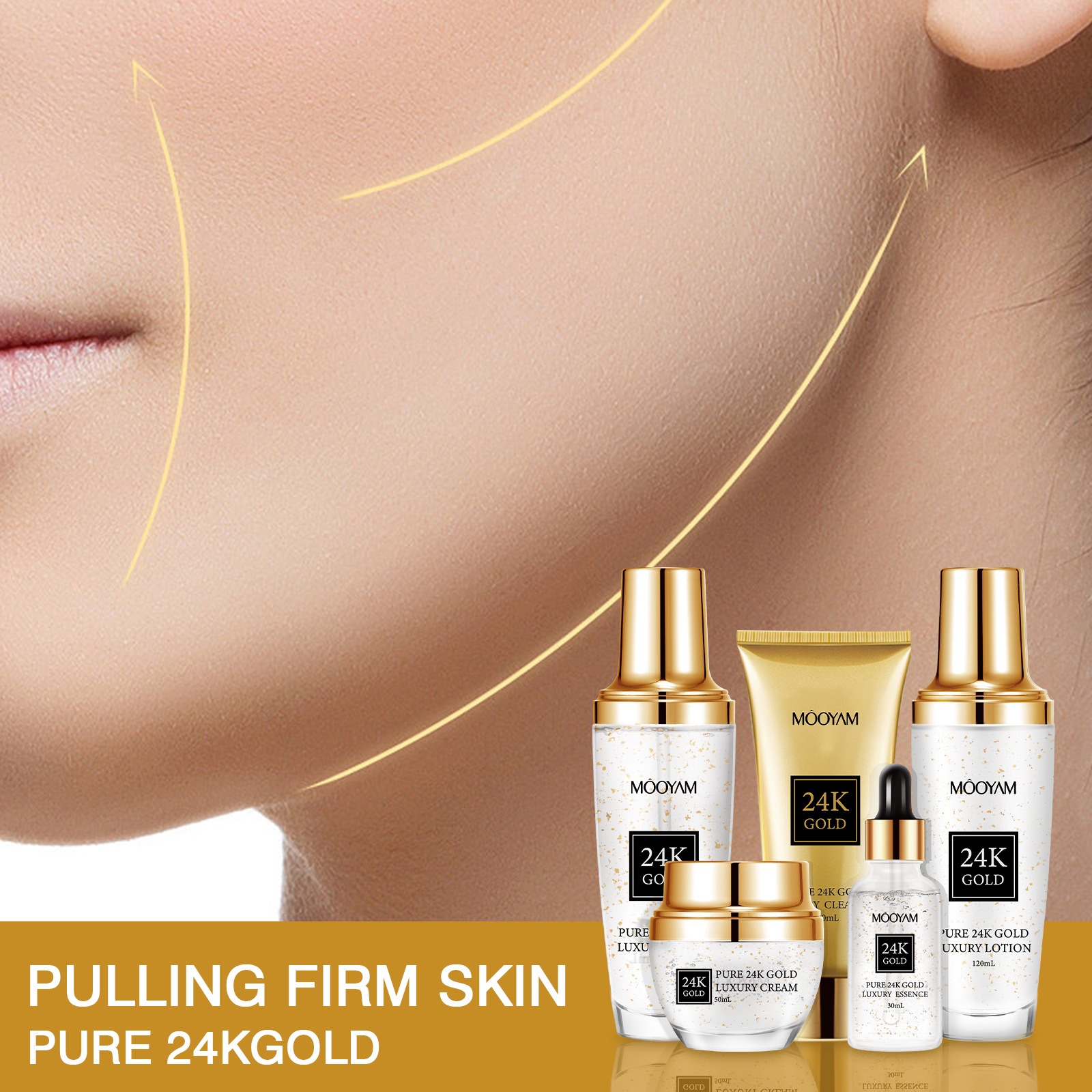 24K Gold LUXURY Moisturizin An - огляд і ціна Luxury Skincare Set
