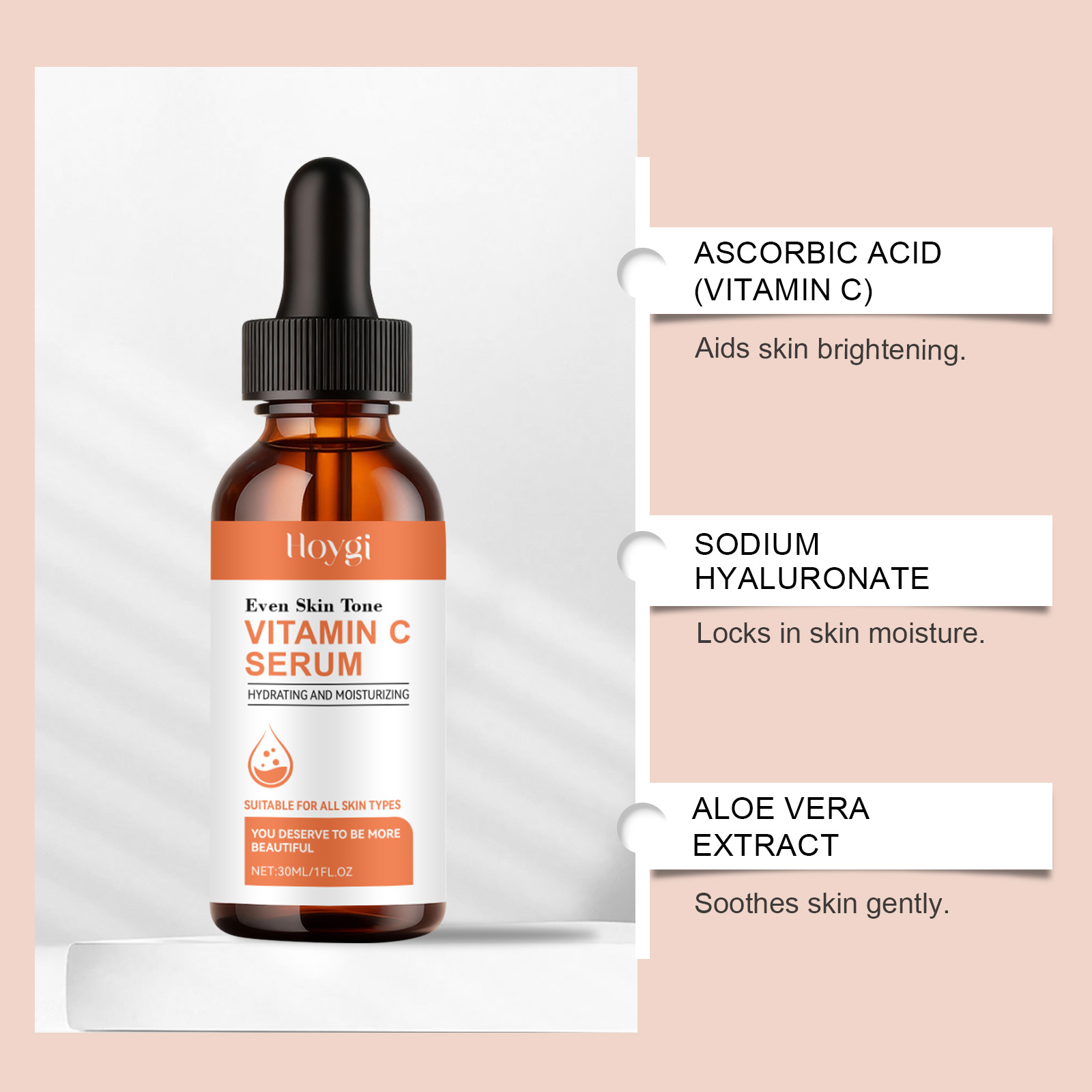 Vitamin C Serum for Face Hyalu - огляд і ціна Exosome Serum Ampoule